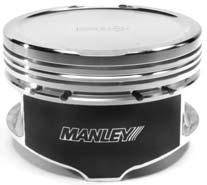 Manley - Manley 595520C-8 4.6L 3 Valve Platinum Series -14cc Dish Stroker Turbo Series Pistons 3.572" Bore