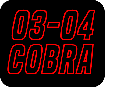 Cold Air Kits - 03-04 Cobra Cold Air Intakes 