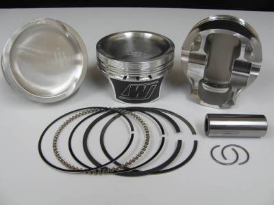 Wiseco - Wiseco K0087X2 - 4.6L 2V Piston / Ring Kit -13cc Dish, 3.572" Bore