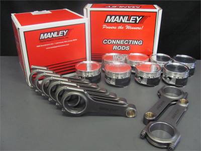 Excessive Motorsports  - 4.6L Manley Street Master Pistons / Manley H-Beam Connecting Rods Combo