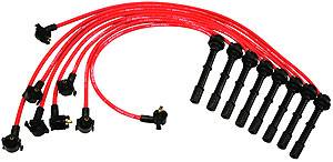 Ford Racing - Ford Racing - M-12259-R464 - 9mm 1996-98 Mustang Cobra 4.6L 4V Spark Plug Wires - Red