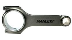 Manley - Manley 14042R-8 4.6L / 5.0L Coyote Forged 4340 H-Beam Connecting Rods - ARP 2000 Rod Bolts