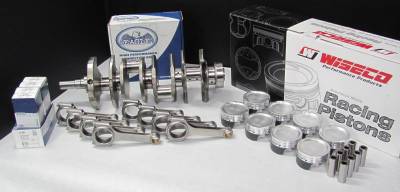 Modular Head Shop - Modular Head Shop 600 HP 5.0L Stroker Rotating Assembly - Eagle Cast Steel Crankshaft, Eagle Forged 4340 H-Beam Rods and Custom Wiseco Pistons