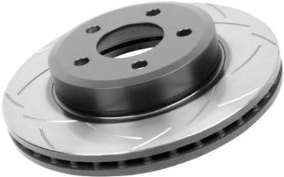 Disc Brakes Australia  - DBA 2114S - Slotted Street Series Rotor - 2005-2010 Ford Mustang V6 / GT And 2011-2013 V6 / GT - Rear
