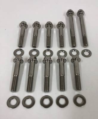 Modular Head Shop - MHS ARP Stainless Steel Intake Manifold Bolt Kit for 2V Edelbrock Victor Jr. 