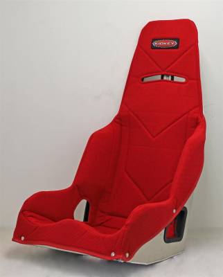 Kirkey Racing Fabrication - Kirkey 15" Pro Street Drag Seat Cover- Red Tweed