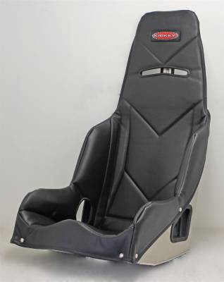 Kirkey Racing Fabrication - Kirkey 15" Pro Street Drag Seat Cover- Black Vinyl