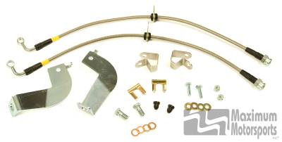 Maximum Motorsports - Stainless Steel Brake Hose Kit for 99-04 Cobra IRS Brakes