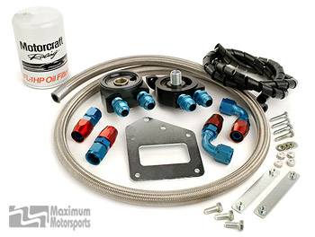 Maximum Motorsports - Oil Filter Relocation Kit for 99-02 Cobra & 03-04 Mach 1