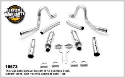 Magnaflow - Magnaflow Competition Series Catback for 1999-2004 Mustang GT & 2003-2004 Mach 1
