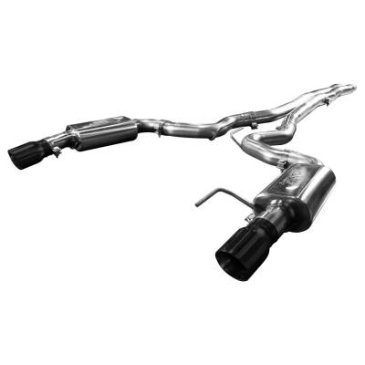 Kooks  - Kooks 3" X-Pipe Catback for 2015-2017 Mustang GT w/ Black Tips