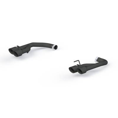 MBRP - MBRP 2.5" Muffler Delete Axleback for 2018-2022 Mustang GT w/ Black Tips