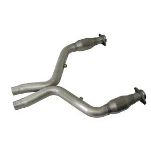 BBK - BBK 1637 05-10 Mustang GT 4.6L 2 3/4" Catted X-Pipe for Longtubes