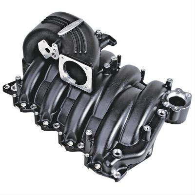 Trick Flow Specialties - Trick Flow TFS-51811000 Street Burner Intake Manifold - Black Powdercoat