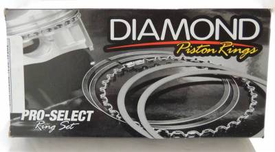 Diamond Racing Products - Diamond Pro Select 09063582 - Plasma Moly Piston Rings 1.5mm x 1.5mm x 3mm - 3.582" Bore