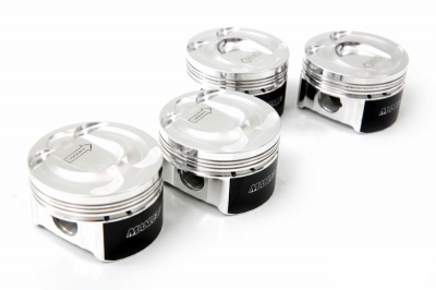 Manley - Manley 637000CE-4 Extreme Duty Series Ford 2.3L EcoBoost Pistons -8.2cc Dish, 87.5mm Bore