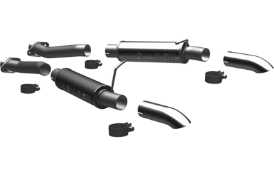 Magnaflow - Magnaflow 17118 1986 - 2004 Mustang GT / Cobra Competition Cat-Back Dual Turn Down