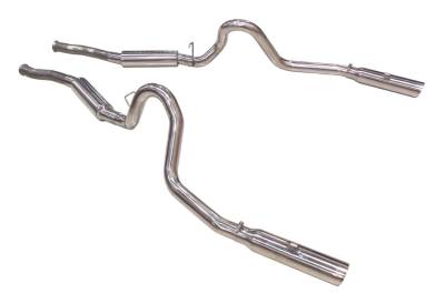 Pypes - Pypes SFM29V 1979 - 2004 Mustang GT / Mach 1 Pype Bomb Cat-Back System