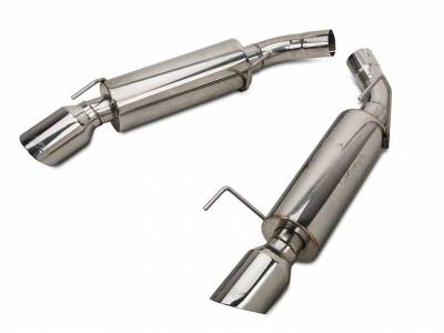 MBRP - MBRP S7200304 2005 - 2010 Mustang GT / Shelby GT500 Pro Series Stainless Steel Axle-Back Exhaust