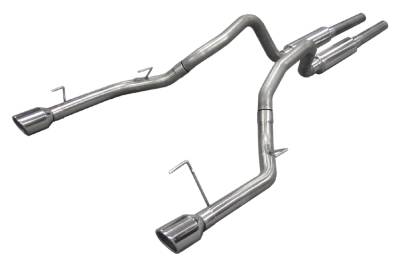 Pypes - Pypes SFM66 2005 - 2010 Mustang GT Mid-Muffler Cat-Back Exhaust System