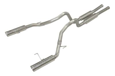 Pypes - Pypes SFM66M 2005 - 2010 Mustang GT Super System Cat-Back Exhaust