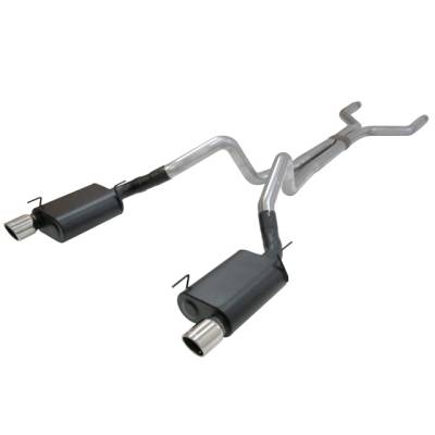 Flowmaster  - Flowmaster 817494 2005 - 2010 Mustang GT / GT500 American Thunder Cat-Back Exhaust System