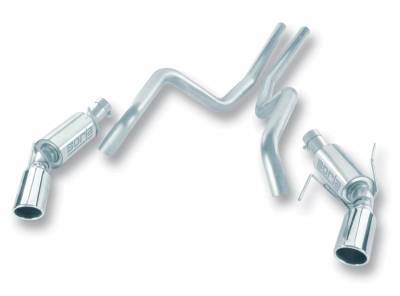 Borla  - Borla 140135 2005 - 2009 Mustang GT S-Type Cat Back Exhaust System