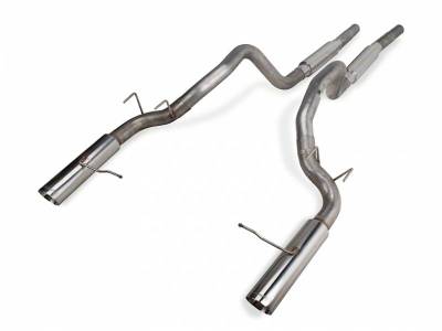 Pypes - Pypes SFM76M 2011 - 2014 Mustang GT Super System Cat-Back Exhaust