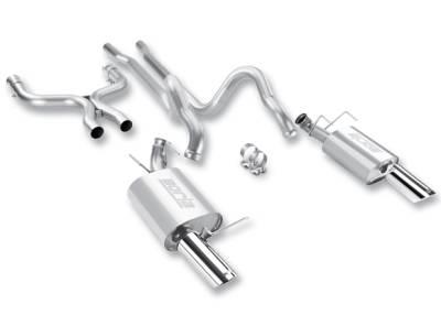 Borla  - Borla 140372 2011 - 2012 Mustang GT ATAK Cat-Back Exhaust System with X-Pipe