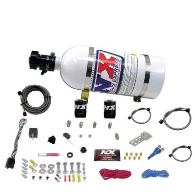 Nitrous Express - Nitrous Express 20922-10 - All Ford EFI Single Nozzle Nitrous System with 10lb Bottle - (35-150HP)