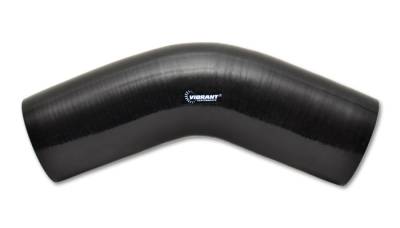 Vibrant Performance - Vibrant Performance 2759 - 45 Degree Elbow, 1.5" ID x 5" Leg Length - Black