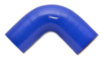 Vibrant Performance - Vibrant Performance 2740B - 90 Degree Elbow, 2" ID x 4" Leg Length - Blue