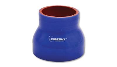 Vibrant Performance - Vibrant Performance 2766B - Reducer Coupler, 2" Inlet, 2.5" Outlet x 3" Length - Blue