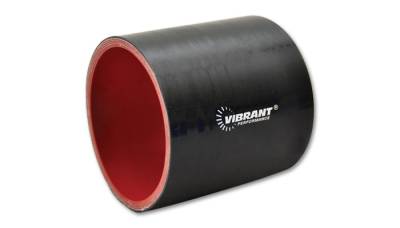 Vibrant Performance - Vibrant Performance 2700 - Straight Hose Coupler, 1" ID, 3" Length - Black