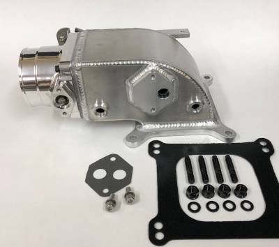 Modular Head Shop - 75mm Elbow / Throttle Body Combo for 2V Edelbrock Victor Jr.