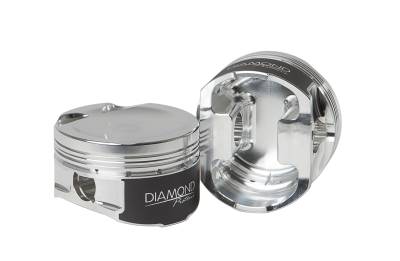 Diamond Racing Products - Diamond 30802 - 5.8L Shelby Series Piston / Ring Kit -19.5cc Dish, 3.681" Bore