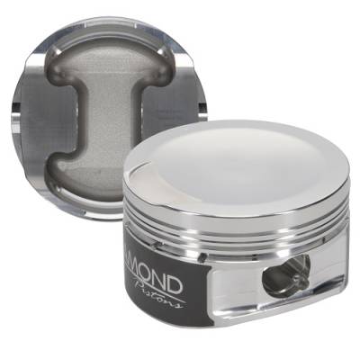 Diamond Racing Products - Diamond 30424-R1 Ford 4.6L 3V Competition Series Piston / Ring Kit -0.6cc Flat Top, 3.552" Bore