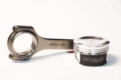 Modular Head Shop - Diamond 5.4L Competition Series Pistons / Molnar PWR ADR H-Beam Connecting Rods Combo