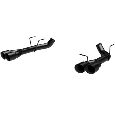 Magnaflow - Magnaflow 15177 2013 - 2014 Shelby GT500 Quad Split Tip Race Series Axle Back Exhaust - Black