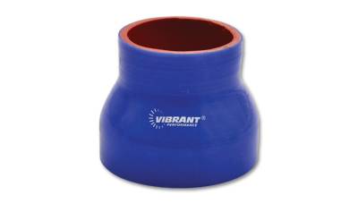 Vibrant Performance - Vibrant Performance 2837B - Reducer Coupler, 4" Inlet, 4.5" Outlet x 3" Length - Blue