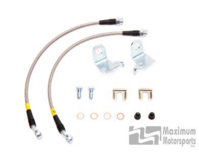 Maximum Motorsports - Stainless Steel Brake Hose Kit for 15+ Mustang Rear Brakes