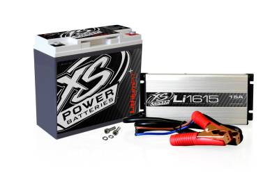 XS Power - XS Power  Lightweight 16V Lithium Racing Battery  and Charger Combo