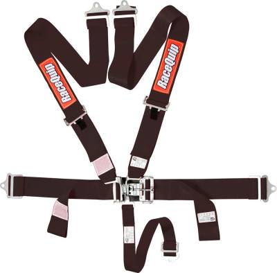 Racequip - Racequip 5PT SFI 16.1 Link & Latch Harness (Black)