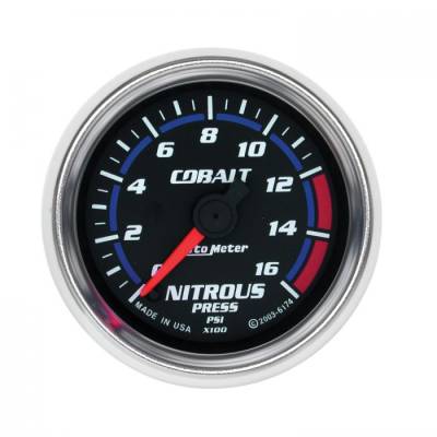 Autometer - Autometer Cobalt Mechanical Nitrous Pressure Gauge