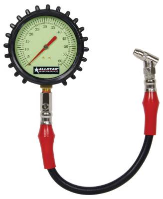 Allstar Performance  - Analog Tire Pressure Gauge 0-60PSI