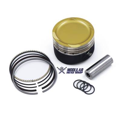 Modular Head Shop - MHS / Wiseco 5.4L 4V GT500 Competition Piston and Ring Kit -16cc Dish, 3.552" Bore, 10.0:1 CR