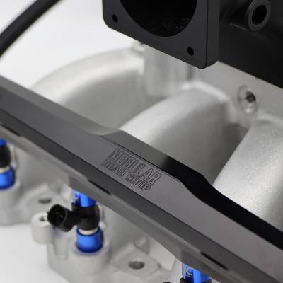 Modular Head Shop - MHS Billet Aluminum Fuel Rail Kit for Edelbrock 4.6L 2V Victor Jr Intake