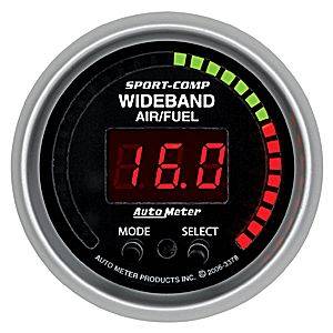 Autometer - Auto Meter 3378 Sport-Comp Series Digital 2 1/16" PRO Wideband A/F Kit