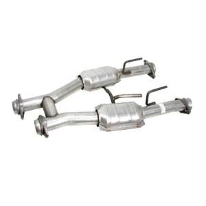 1996 - 1998 GT / Cobra Exhaust  - 1996 - 1998 Mustang GT / Cobra Mid Pipes  - BBK - BBK 1538 96-04 Mustang GT / Cobra / Mach 1 Short H-Pipe for Longtubes with Converters