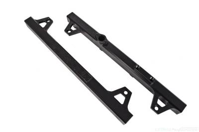 DivisionX Black Anodized, High Flow Fuel Rails for 07-12 GT500